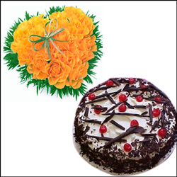 "Express Delivery - Cake N Flowers code04 - Click here to View more details about this Product